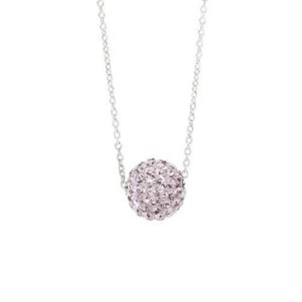 Touchstone Crystal by Swarovski Birthstone Necklace | June | NIB | Lt Amethyst